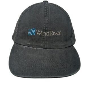 WindRiver Baseball Cap Black One Size 1999 Worldwide Sales Rally Slideback Hat